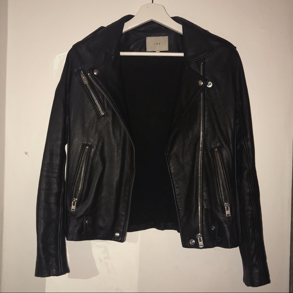 IRO Leather Motorcycle Jacket